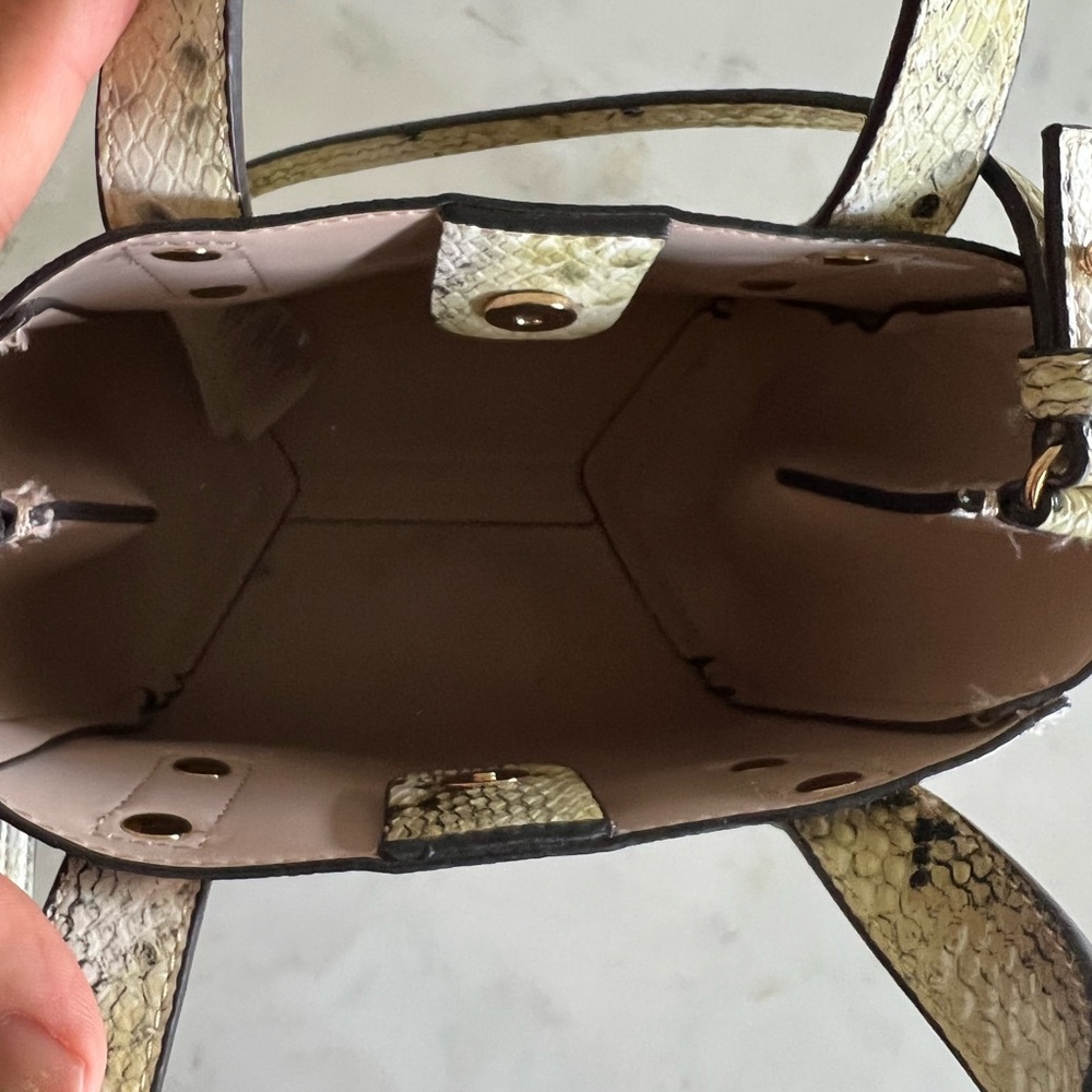 Yellow Python Purse - image 3